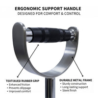 Thumbnail for 1441 Fitness Lat Attachment Double D Lat Pull Down with Rubber Grip - 90 cm