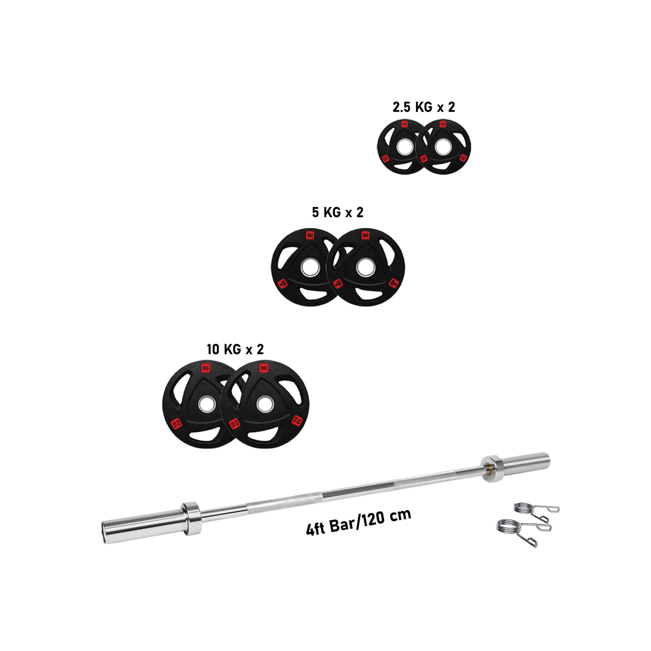 Olympic Size Bar with Plates