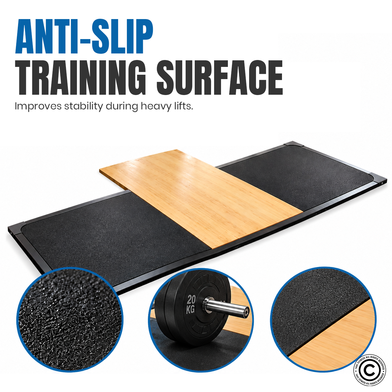 1441 Fitness T Shape Weight Lifting Platform
