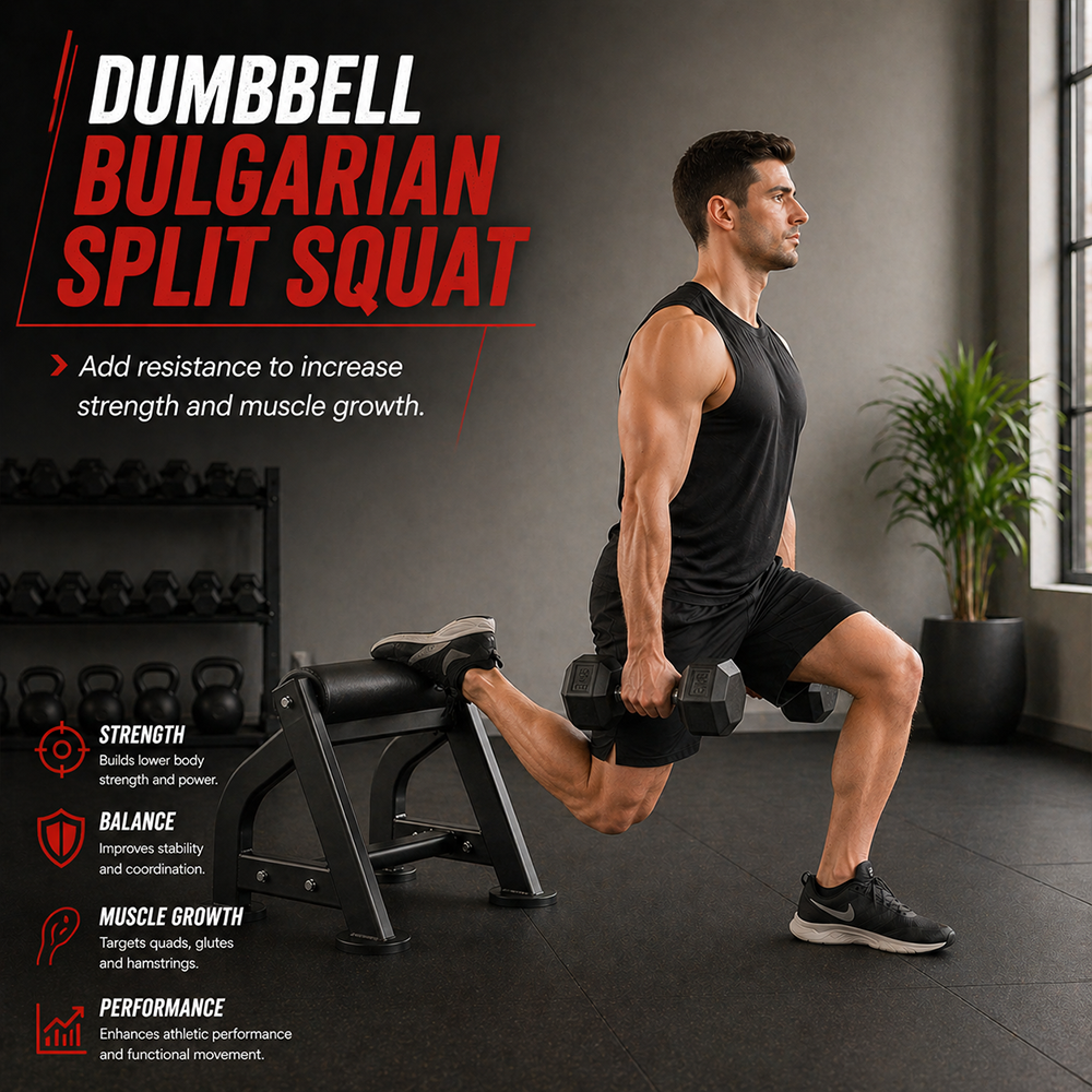 Insight Fitness Bulgarian Split Squat - DR040