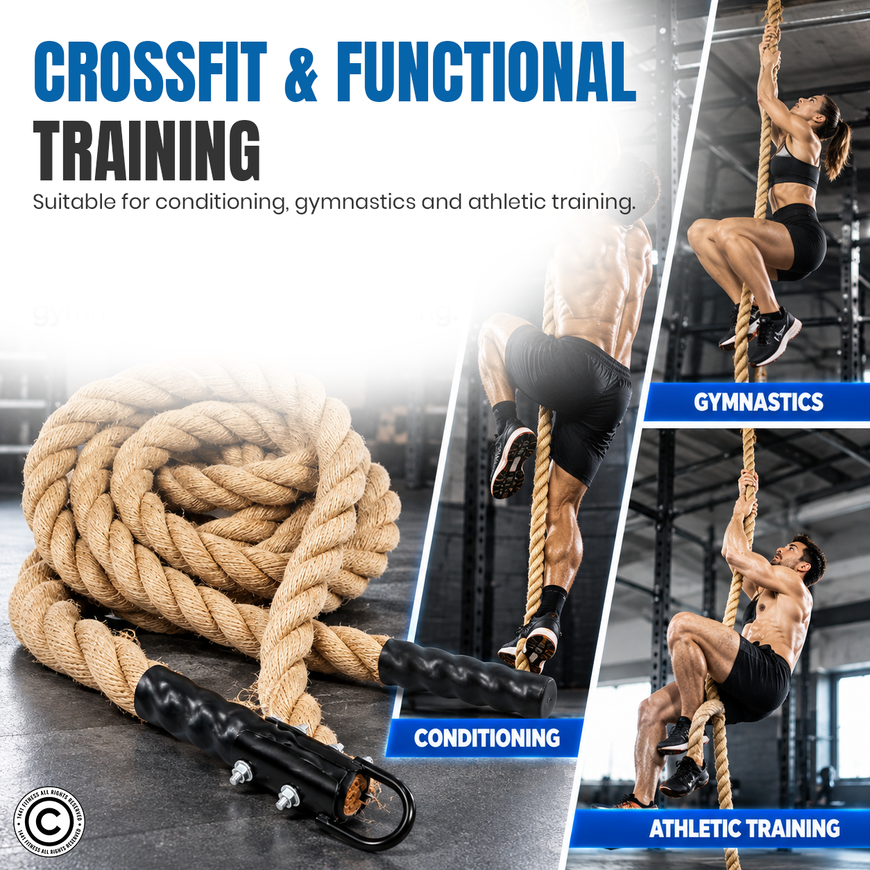 1441 Fitness Climbing Rope - 6 Meter