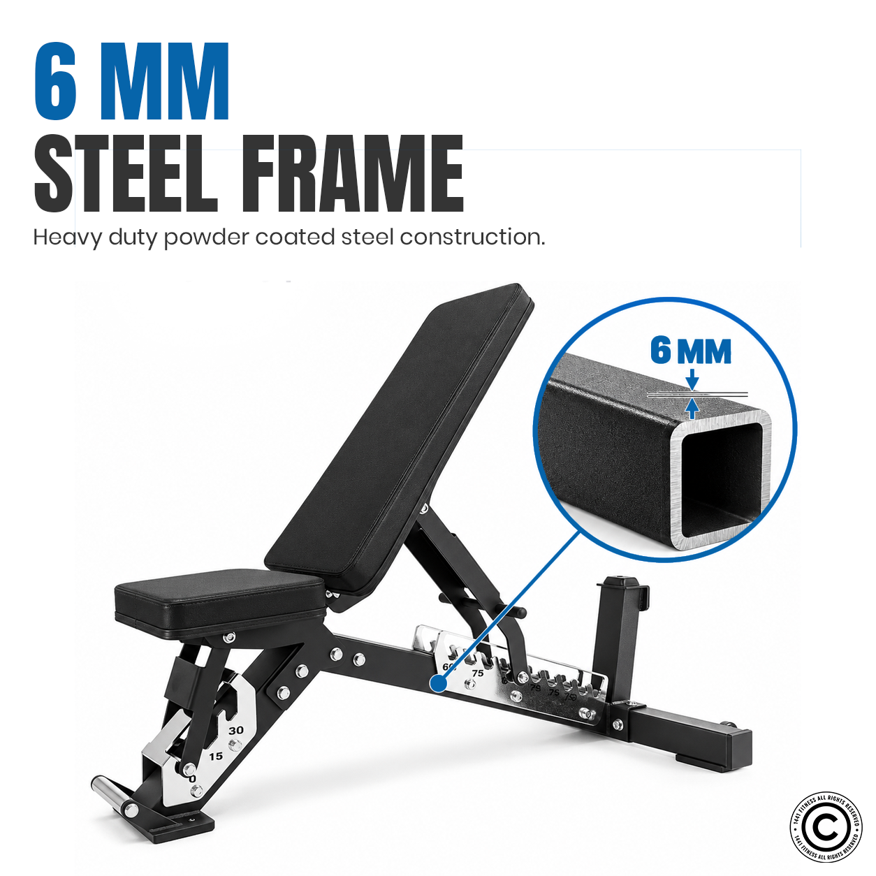 1441 Fitness - مقعد سلسلةFID  - A8008