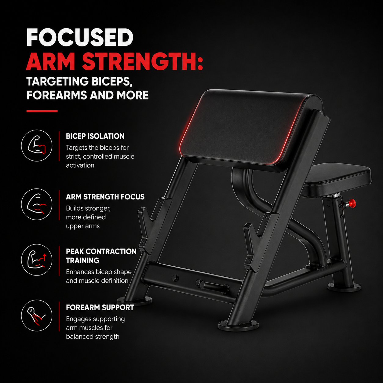 Insight Fitness Preacher Curl - DR020