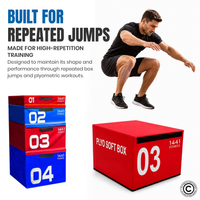 Thumbnail for 1441 Fitness - صندوق بليوم ناعم قابل للتعديل 4 في 1