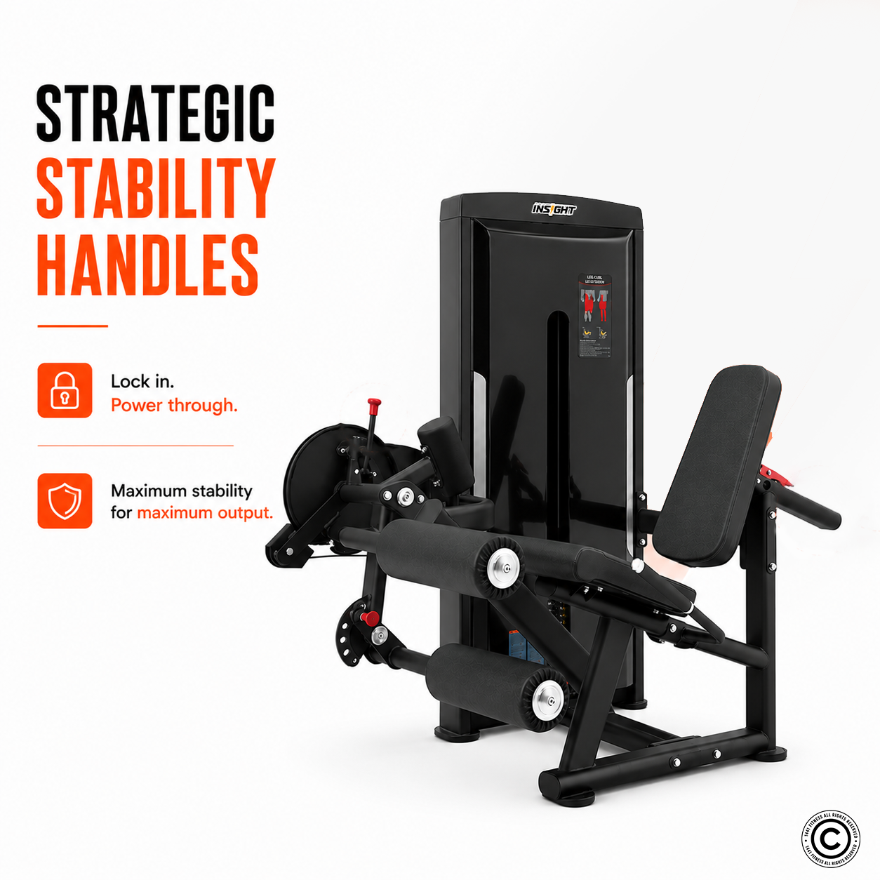 Insight Fitness Leg Curl & Leg Extension - SA025