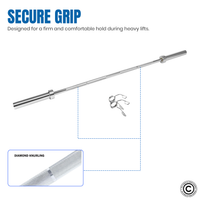 Thumbnail for 1441 Fitness 5 Ft Olympic Barbell with Collars - 10 Kg