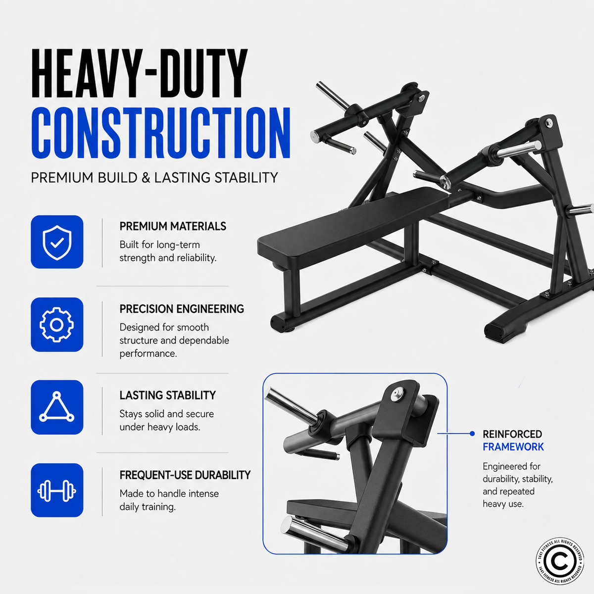 Insight Horizontal Bench Press - SH045 - TMHZ