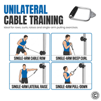 Thumbnail for 1441 Fitness - ملحق اللات - بار سحب اللات ببار شكل حرف دي - ملحق جهاز كابل البكرة.