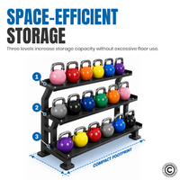Thumbnail for 1441 Fitness Kettlebell Rack for 18 Pcs