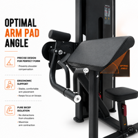 Thumbnail for Insight Fitness SA Series Biceps Curl - SA006E