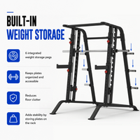 Thumbnail for Insight Fitness Smith Machine & Squat Rack - DR001