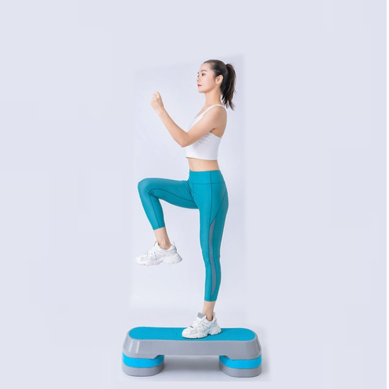 1441 Fitness - خطوة هوائية قابلة للتعديل - زرقاء