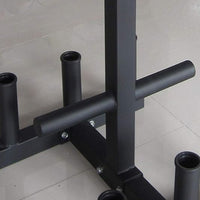 1441 Fitness Commercial Plate Rack and Bar Holder