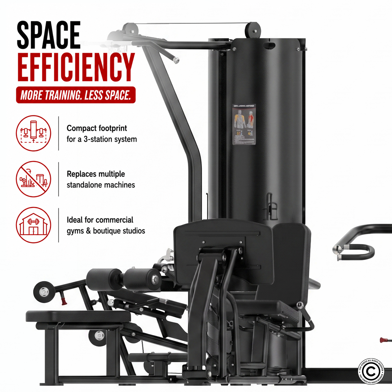 Insight Fitness 4 Station Multi Gym BS004 with Leg Press
