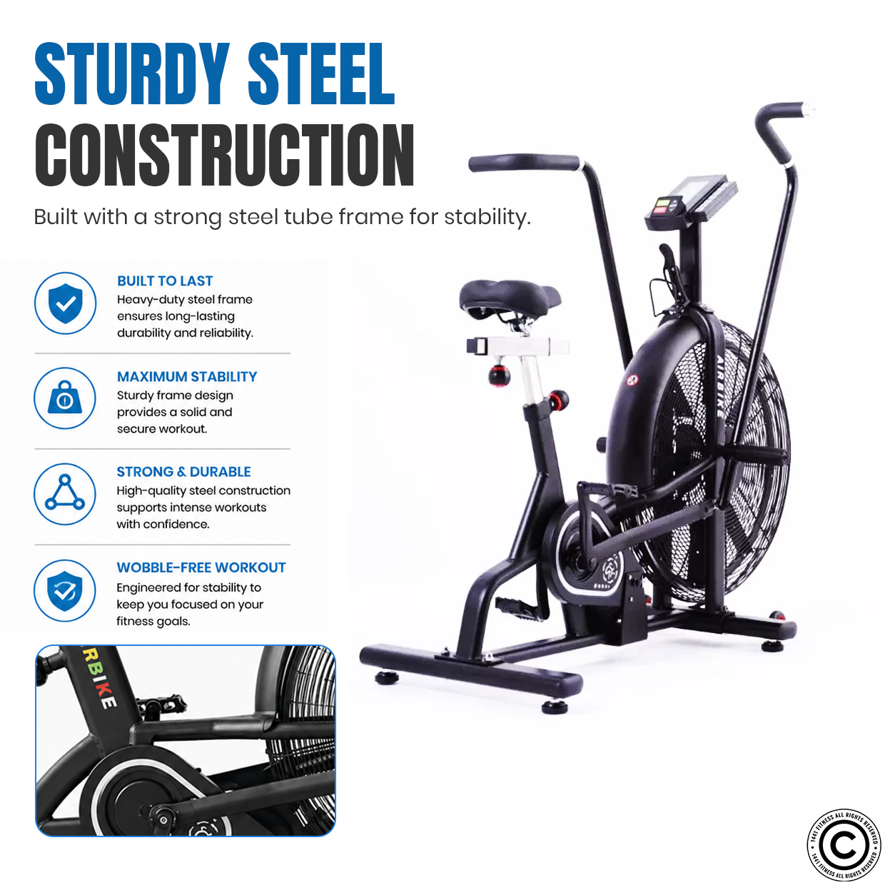 1441 Fitness Air Bike - 41FLA815