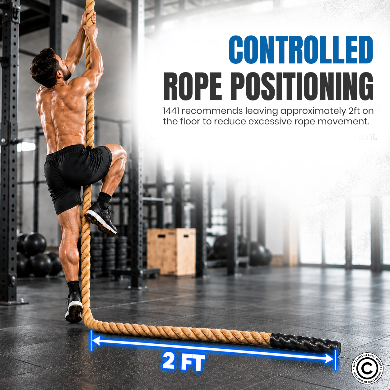 1441 Fitness Climbing Rope - 6 Meter