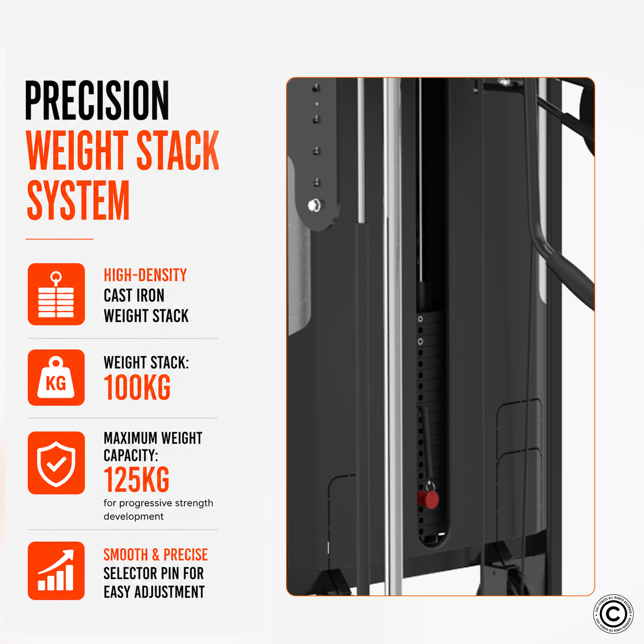 Insight Fitness Standing Multi Flight SA054