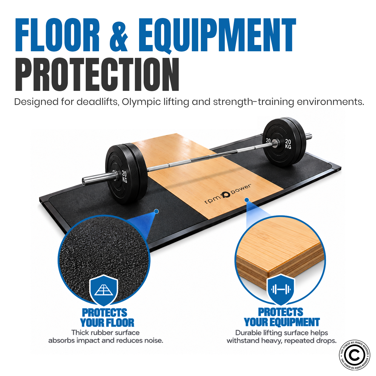 1441 Fitness T Shape Weight Lifting Platform