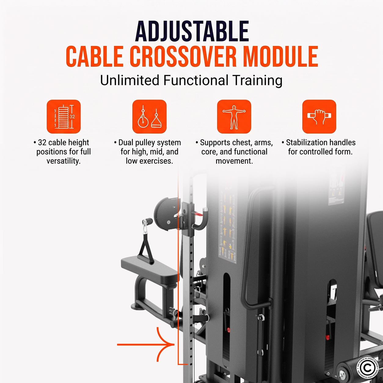 Insight Fitness 8 Stack Multi Station - SA039