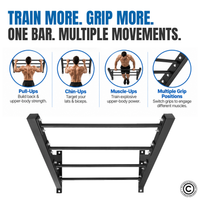 Thumbnail for 1441 Fitness Incline Multi Grip Pull Up Bar