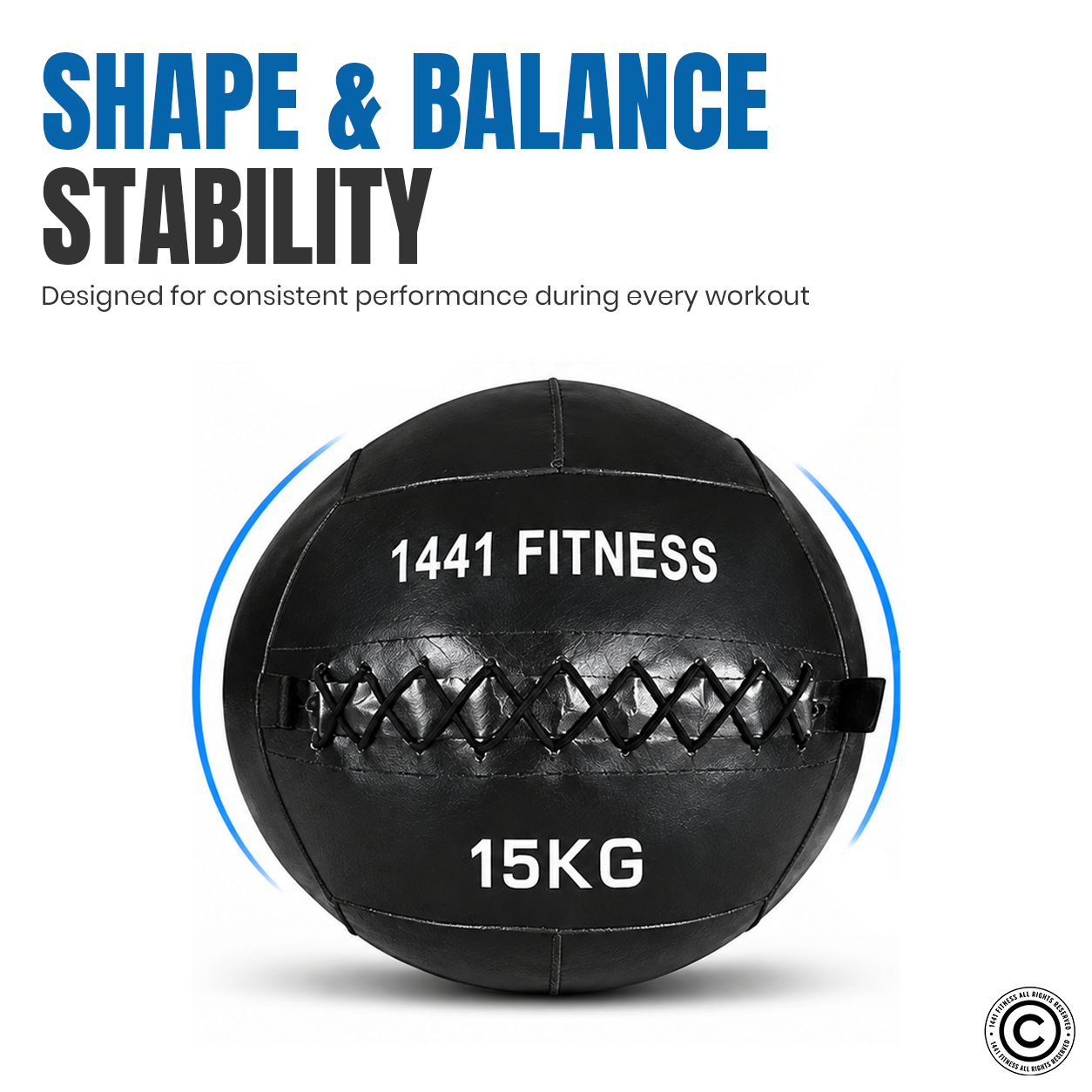 1441 Fitness Premium Wall Balls - ( 3 KG to 15 KG)