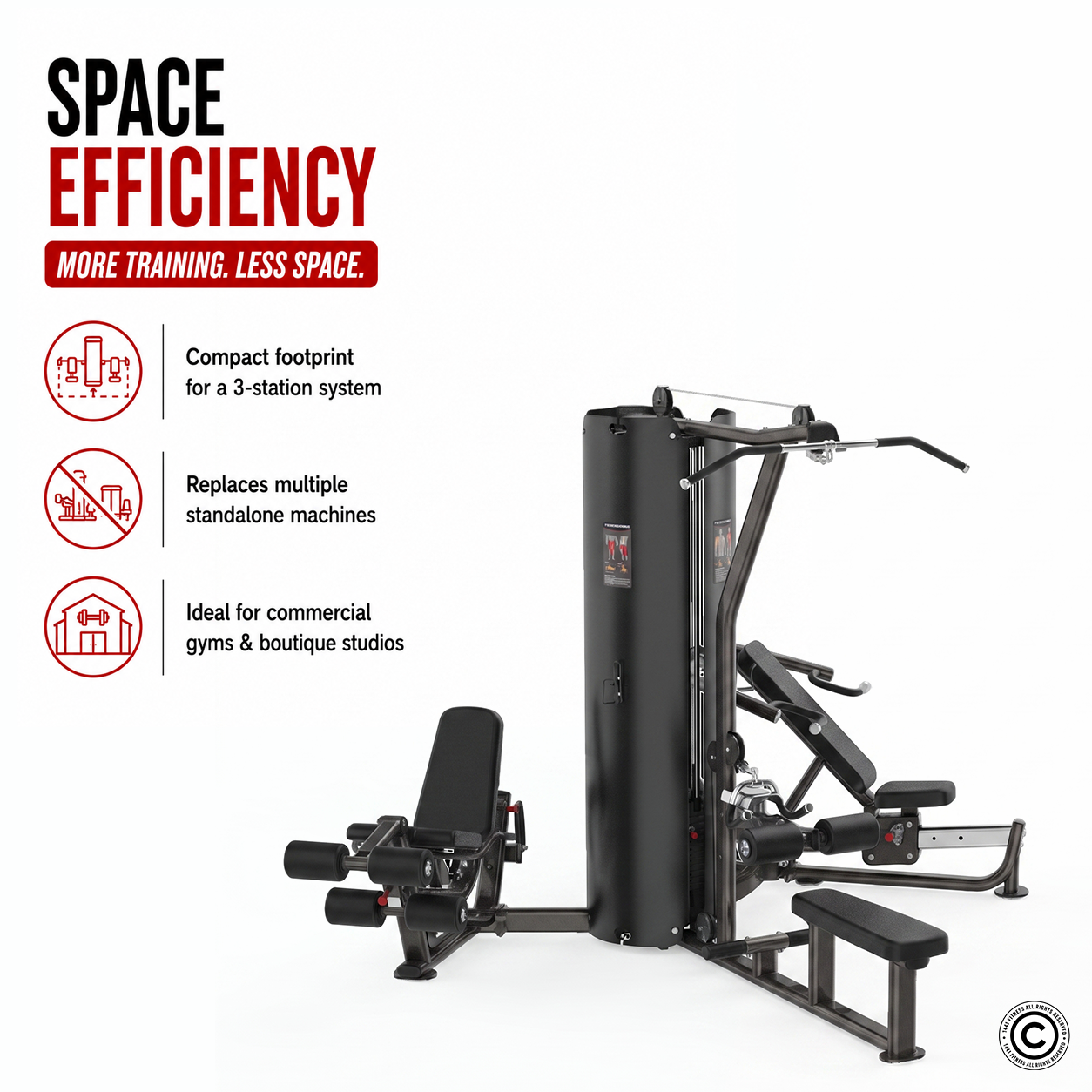 Insight Fitness 3 Station Multi Gym BS004
