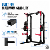 Thumbnail for 1441 Fitness Commercial Squat Rack - J611
