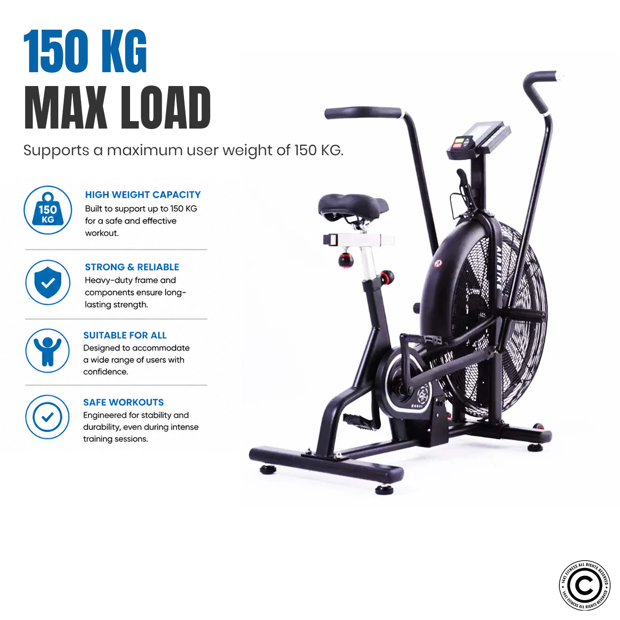 1441 Fitness Air Bike - 41FLA815