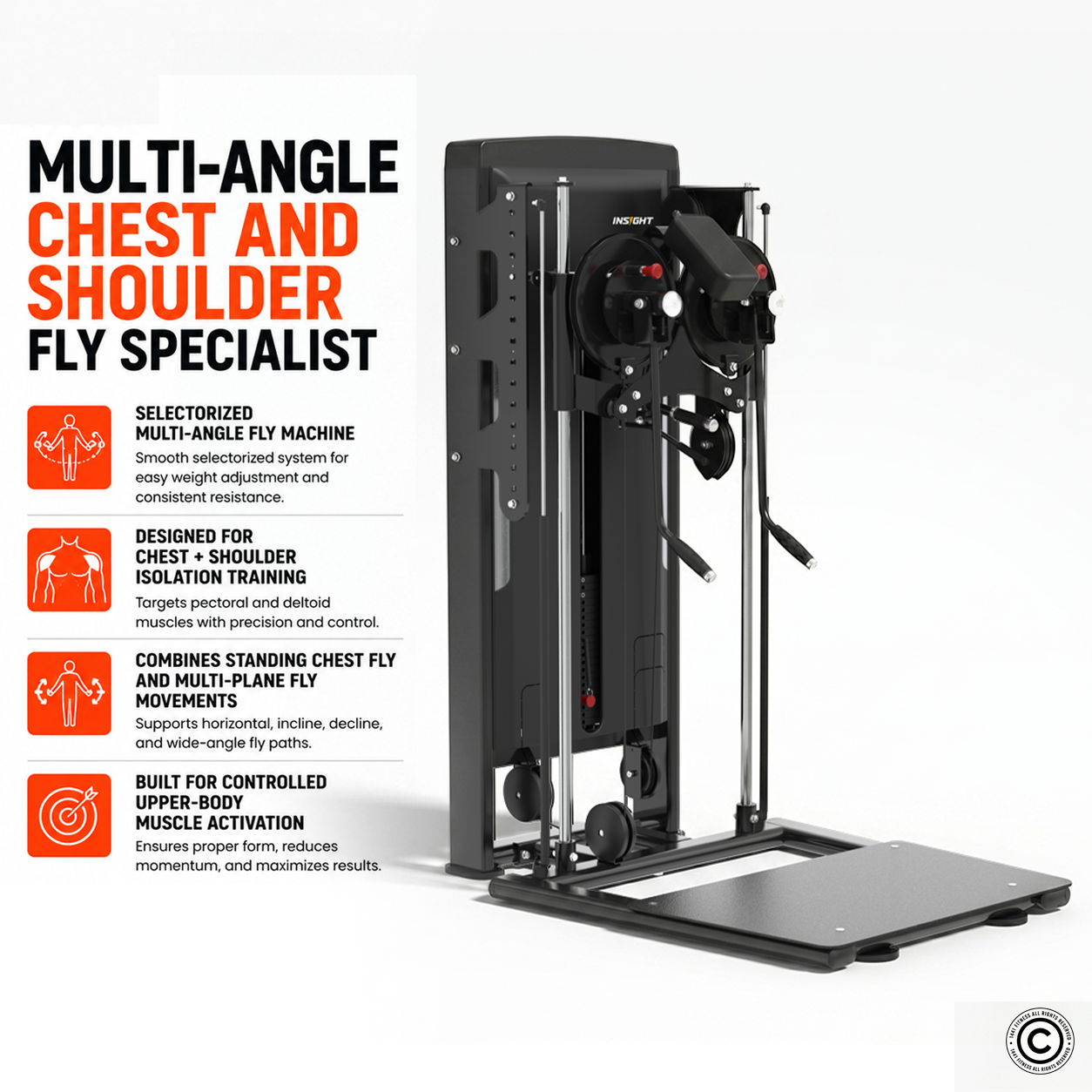 Insight Fitness Standing Multi Flight SA054