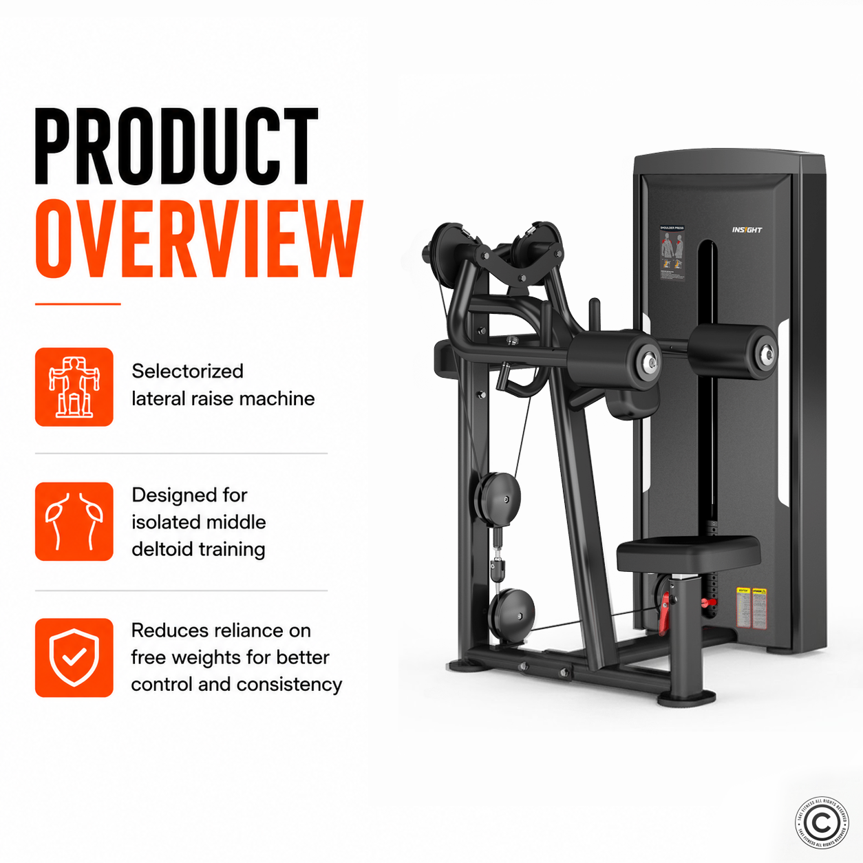 Insight Fitness Lateral Raise - SA034