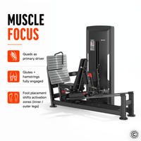 Thumbnail for Insight Fitness Seated Leg Press / Hack Squat - SA040