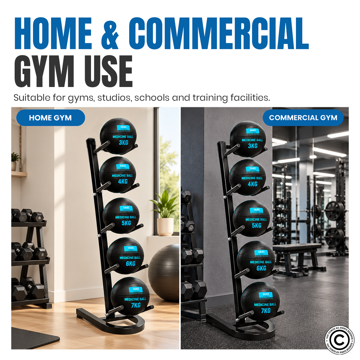 1441 Fitness Professional Pharmaceutical Ball Rack - MND-WG212