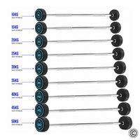 Thumbnail for 1441 Fitness Fixed Weight Straight Barbell PU (10 kg - 50 kg)