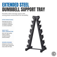 Thumbnail for 1441 Fitness Vertical Dumbbell Rack - 6 Pairs