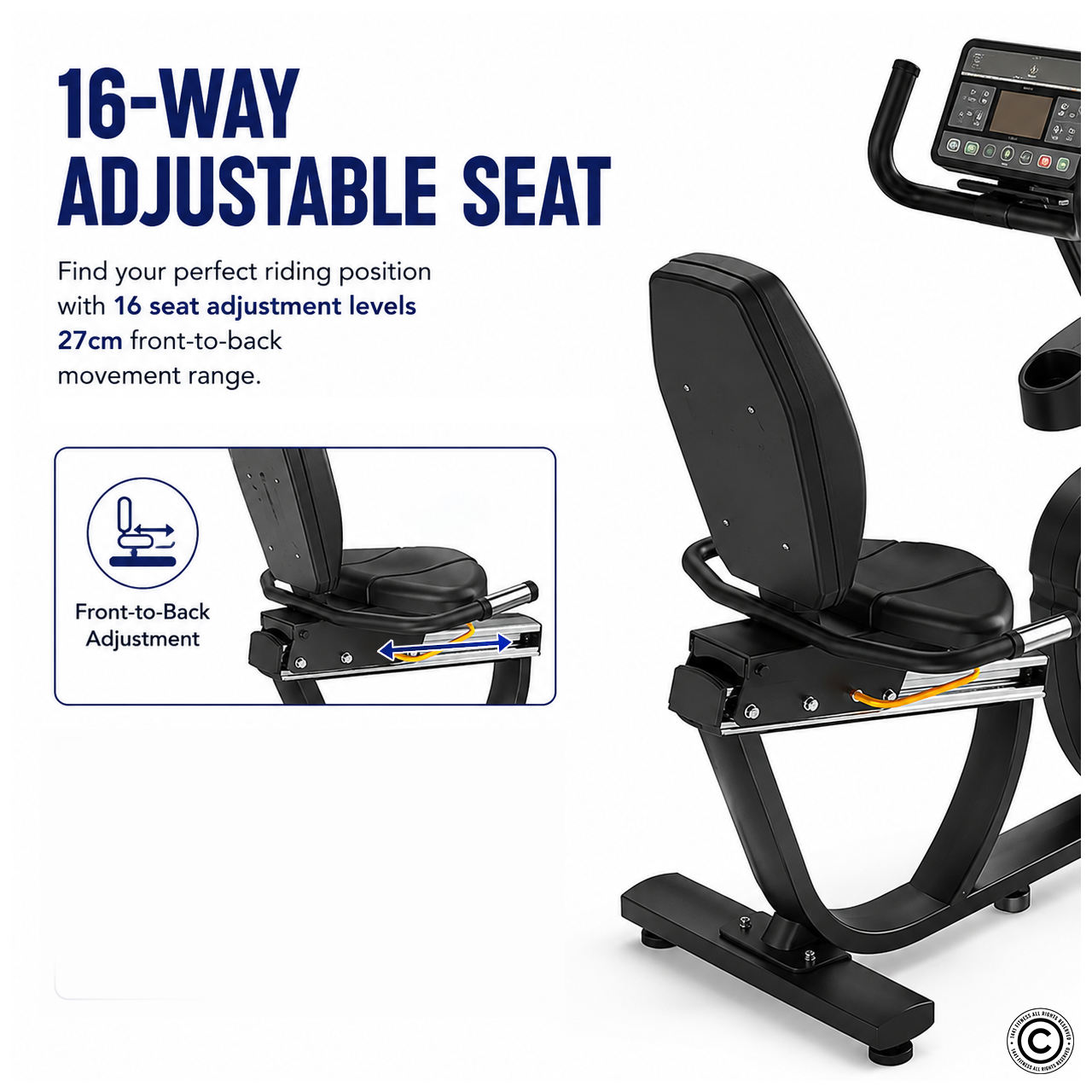Insight Fitness Recumbent Bike -  CR-6000