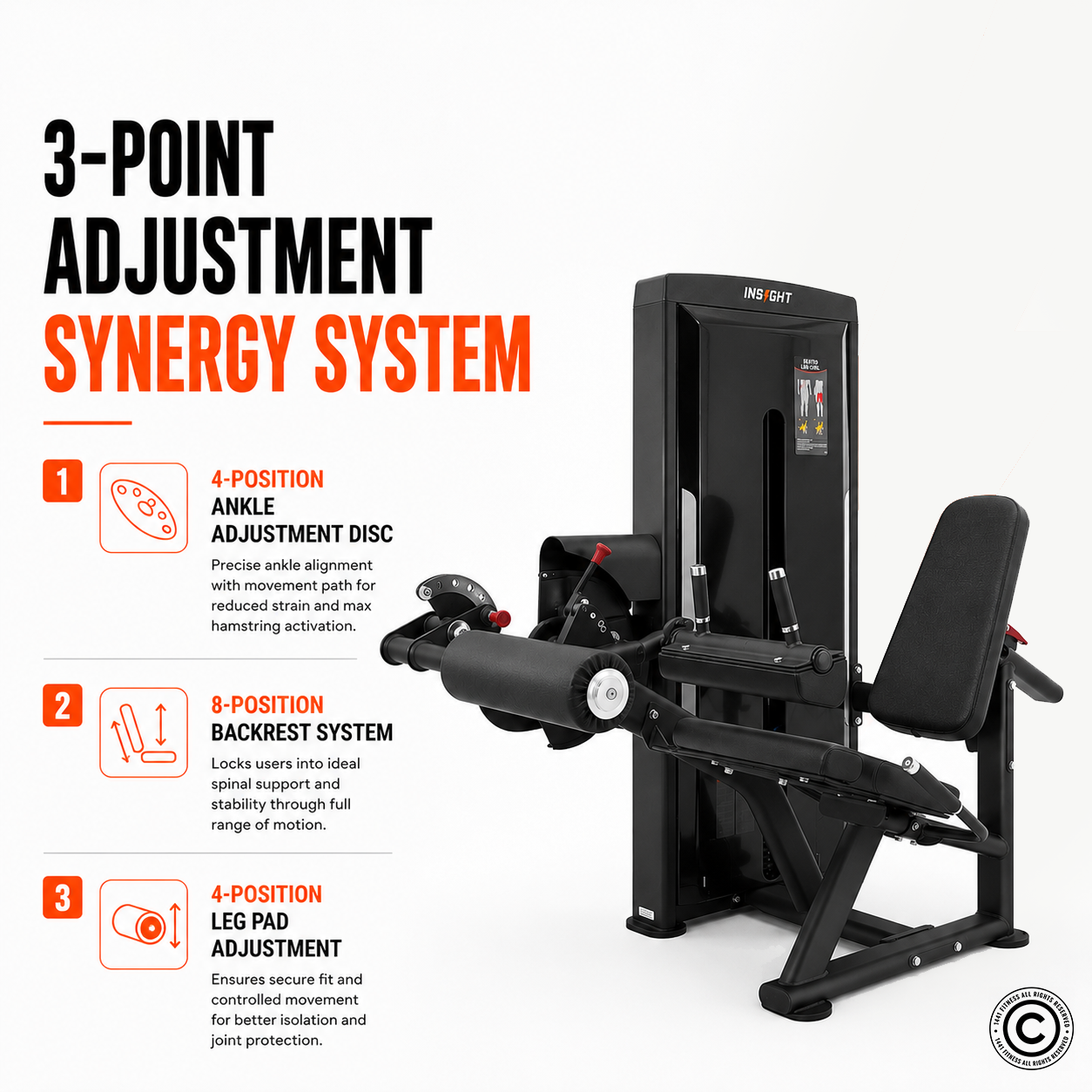 Insight Fitness Leg Curl - SA013