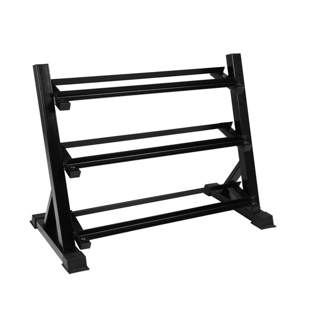 Hex Dumbbells Set - 2.5 Kg to 25 Kg Set with 3 Tier Rack - Bundle Offer