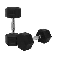 1441 Fitness Rubber Hex Dumbbells 1 Kg to 10 Kg (Sold as Pair)