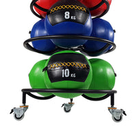 1441 Fitness Ball 18 Balls Rack with Wheels