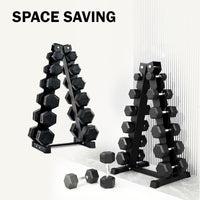 Thumbnail for Hex Dumbbells Set 2.5 Kg to 15 Kg with Vertical Rack - Bundle Offer