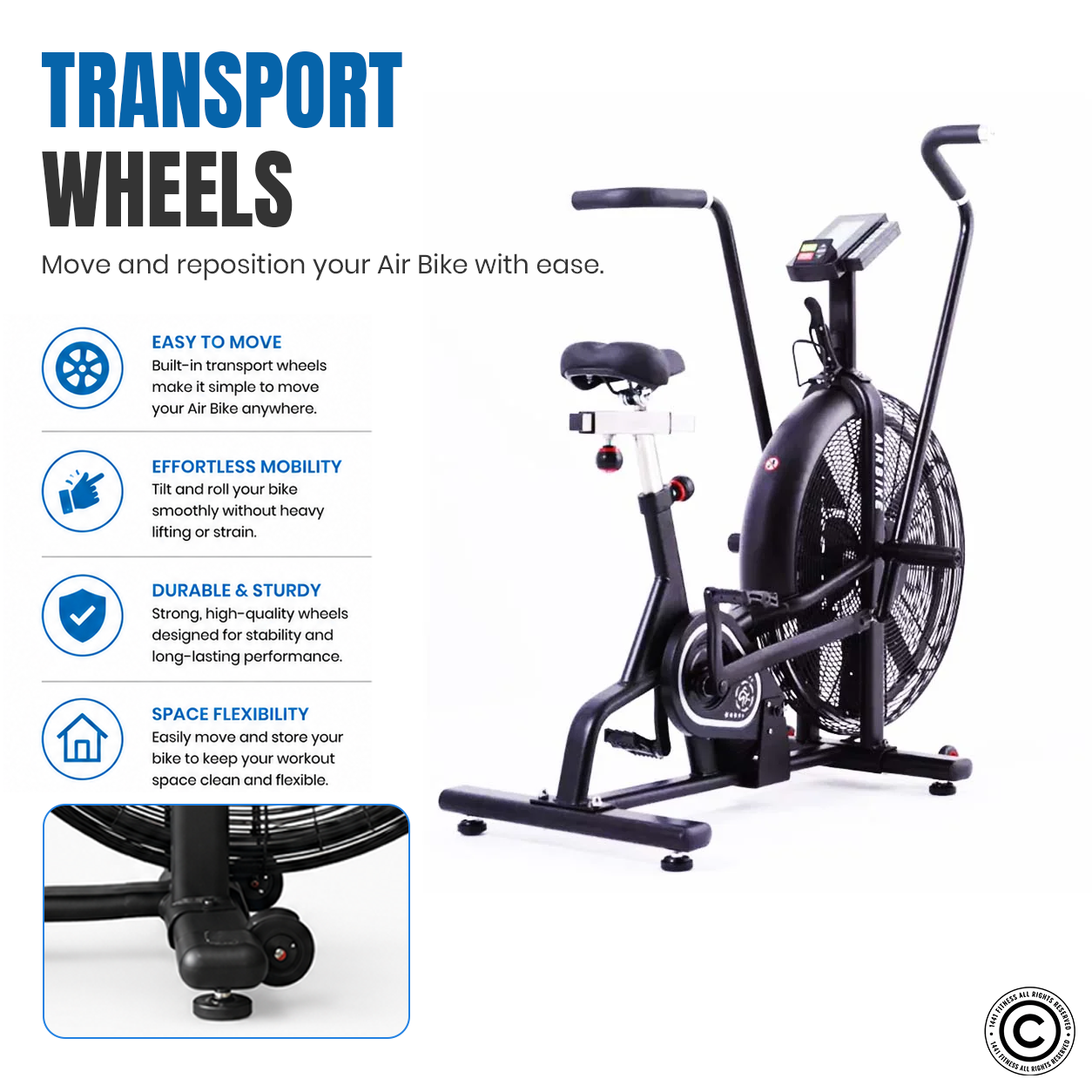 1441 Fitness Air Bike - 41FLA815