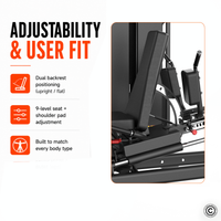 Thumbnail for Insight Fitness Seated Leg Press / Hack Squat - SA040