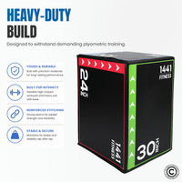 Thumbnail for 1441 Fitness 3 in 1 Soft Plyo Box