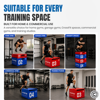 Thumbnail for 1441 Fitness - صندوق بليوم ناعم قابل للتعديل 4 في 1