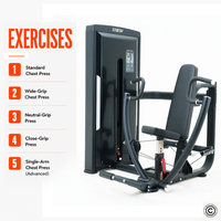 Thumbnail for Insight Fitness Seated Chest Press - SA035