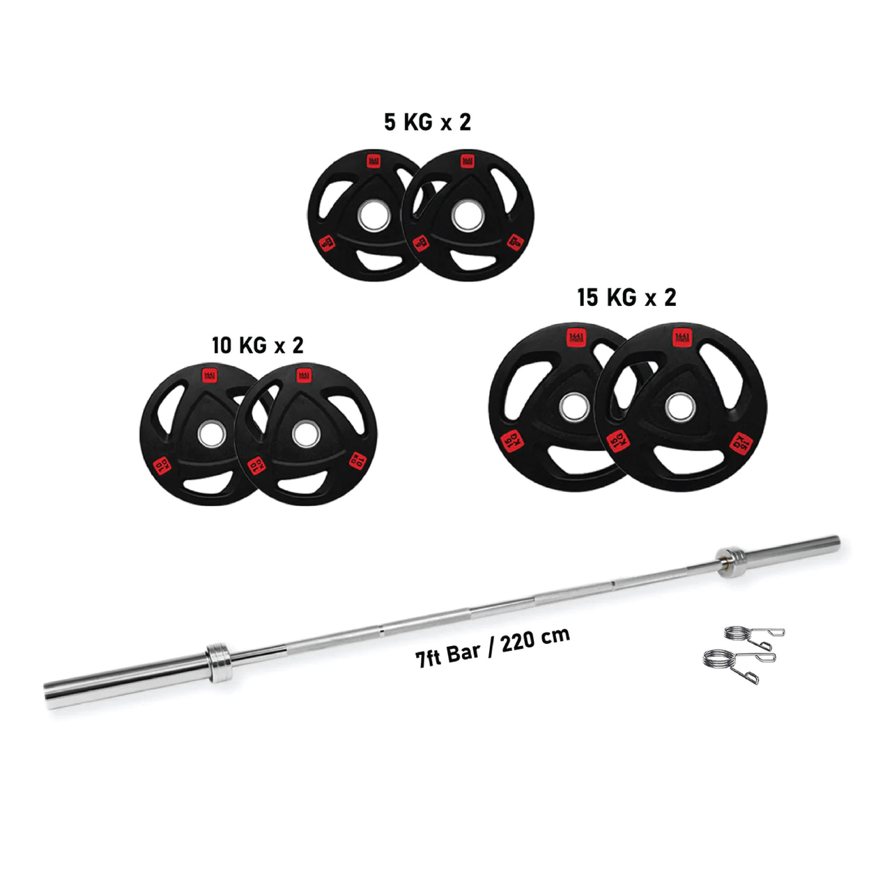 MDL 65 Squat Rack Combo with Plates and Bench - Bundle Offer