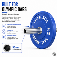 Thumbnail for 1441 Fitness Color Bumper Plate - 5 KG to 25 KG