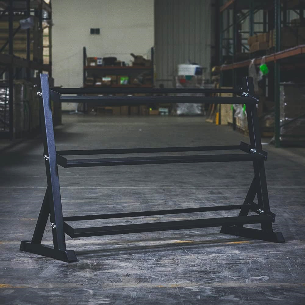 Hex Dumbbells Set - 2.5 Kg to 25 Kg Set with 3 Tier Rack - Bundle Offer