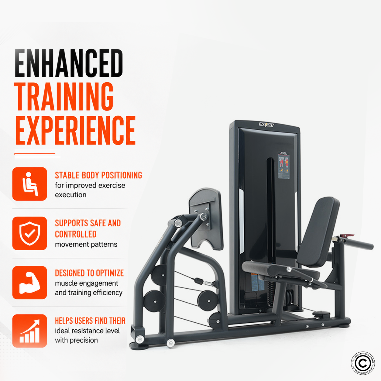 Insight Fitness Seated Leg Press - SA016