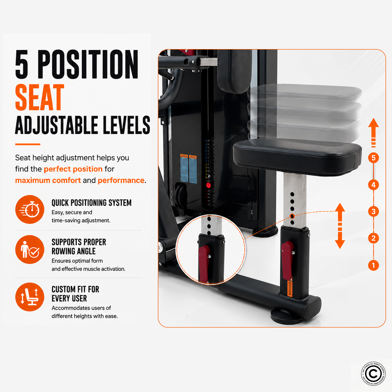 Insight Fitness Low Row - SA005